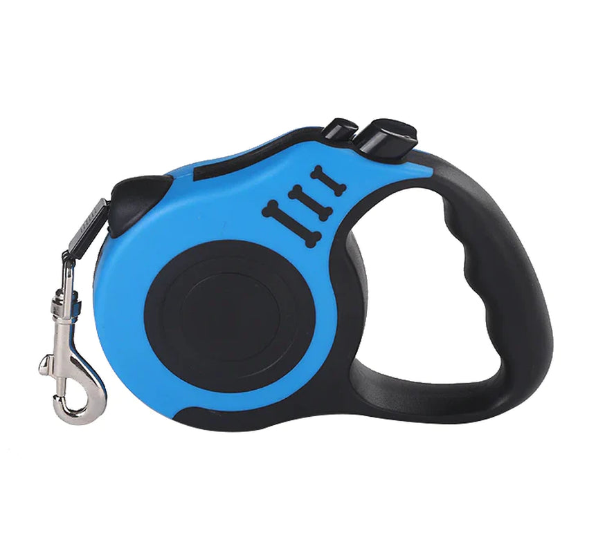 16.5FT Automatic Retractable Dog Leash with Pet Collar - Hands-Free Walking Lead, Free Shipping in the US