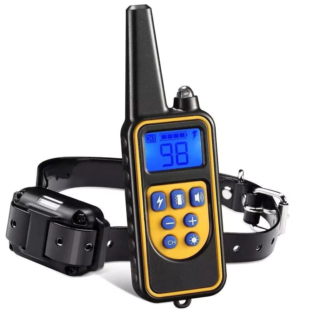 3000 FT Rechargeable Remote Dog Training Collar - Waterproof Shock Trainer for Pets