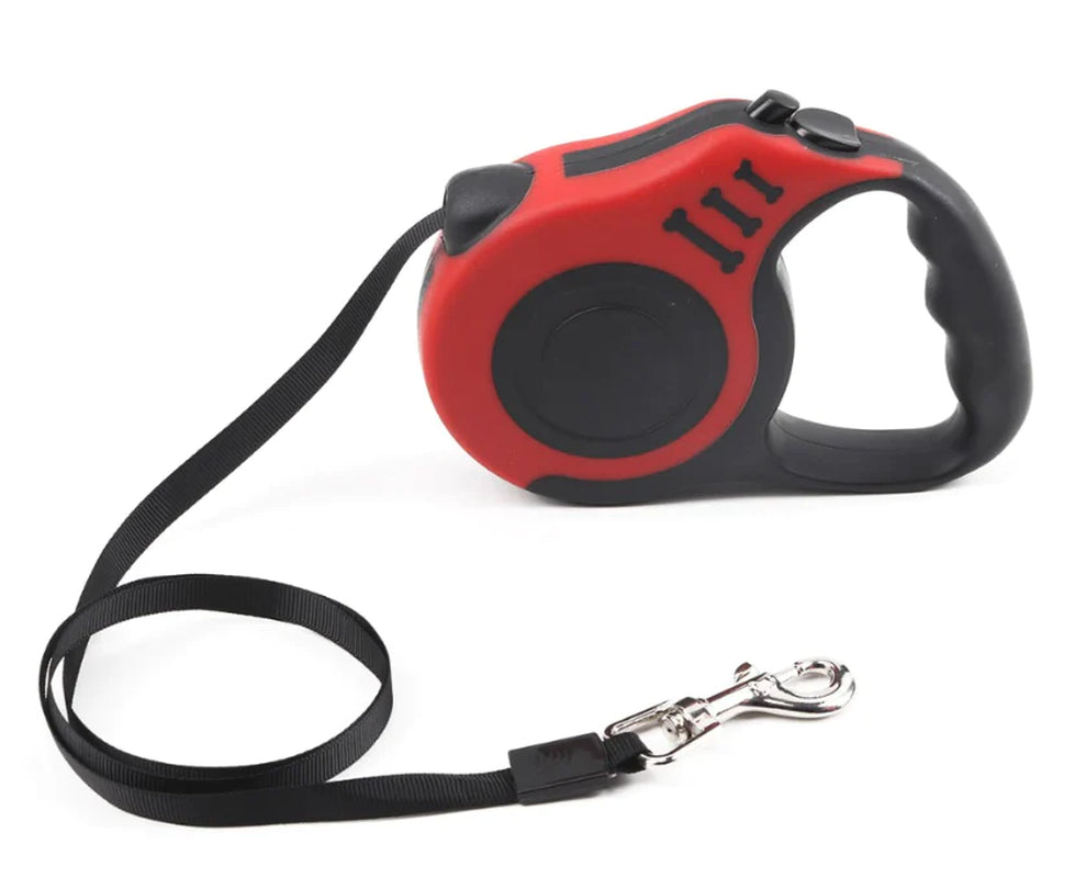 16.5FT Automatic Retractable Dog Leash with Pet Collar - Hands-Free Walking Lead, Free Shipping in the US