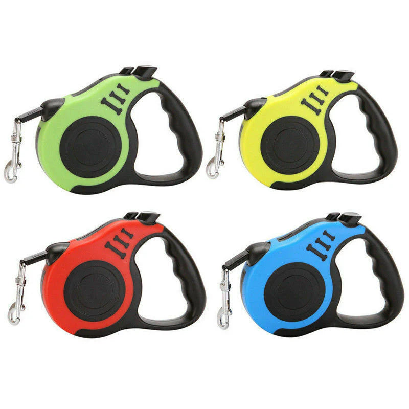 16.5FT Automatic Retractable Dog Leash with Pet Collar - Hands-Free Walking Lead, Free Shipping in the US